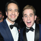 Lin-Manuel Miranda and Dear Evan Hansen lead actor Ben Platt at the 2017 Tony Awards